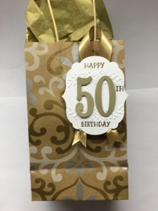 Stampin Up Number of Years Gift Tag Idea - Jeanie Stark StampinUp
