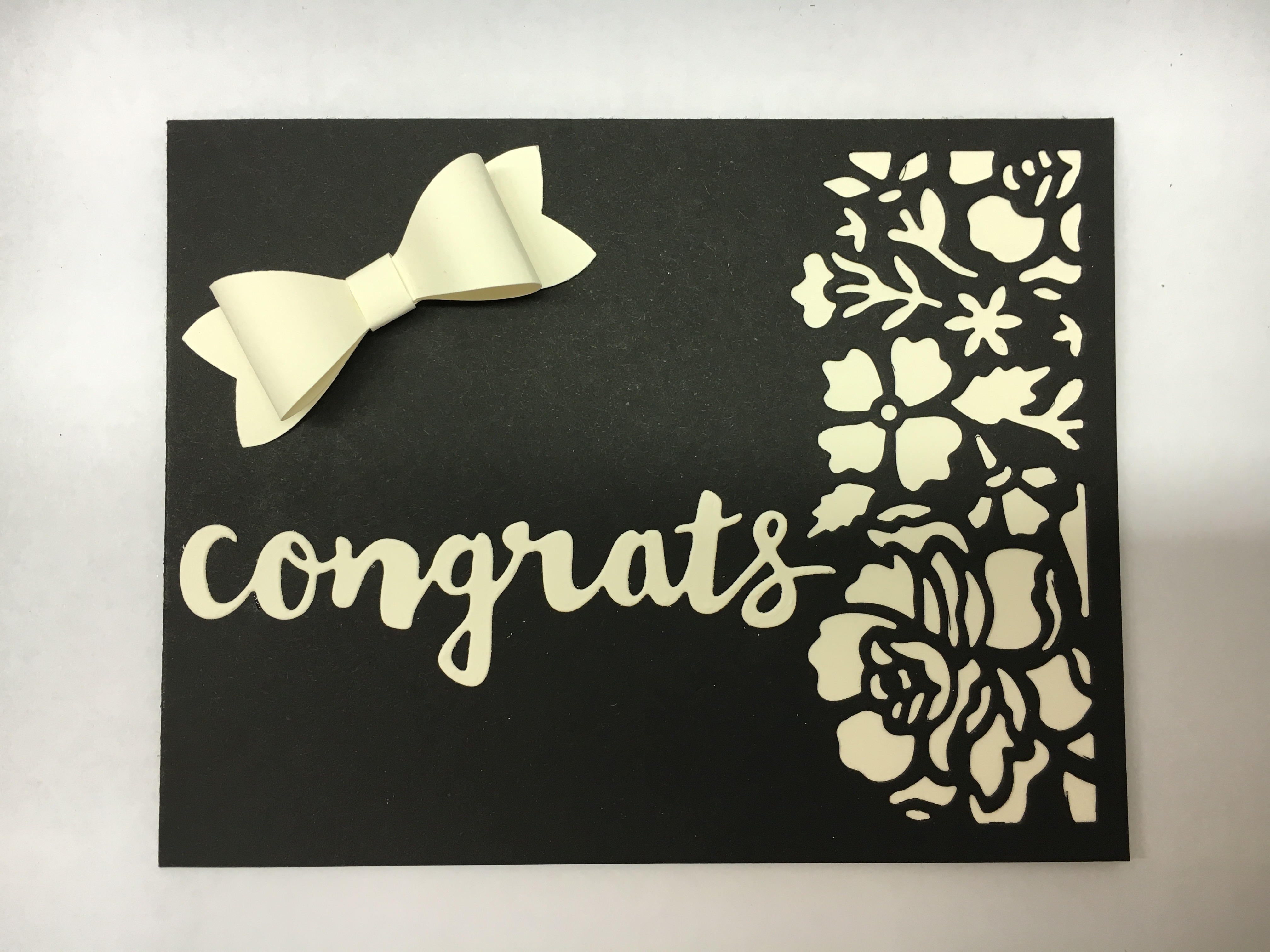 Detailed Floral and Sunshine Wishes Thinlits congratulations wedding card idea - Jeanie Stark StampinUp