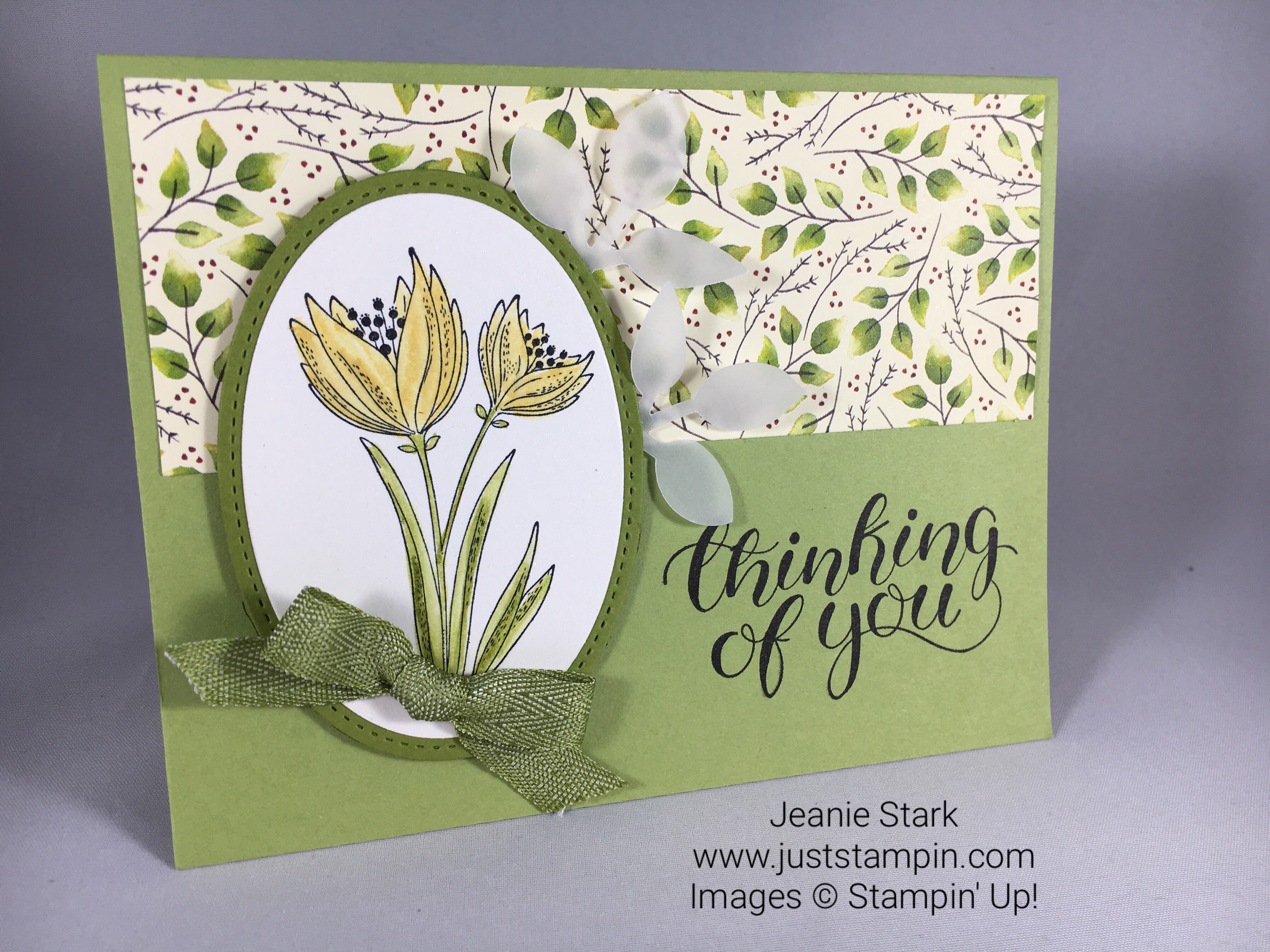 Stampin Up Count My Blessings Thanksgiving card Idea - Jeanie Stark StampinUp