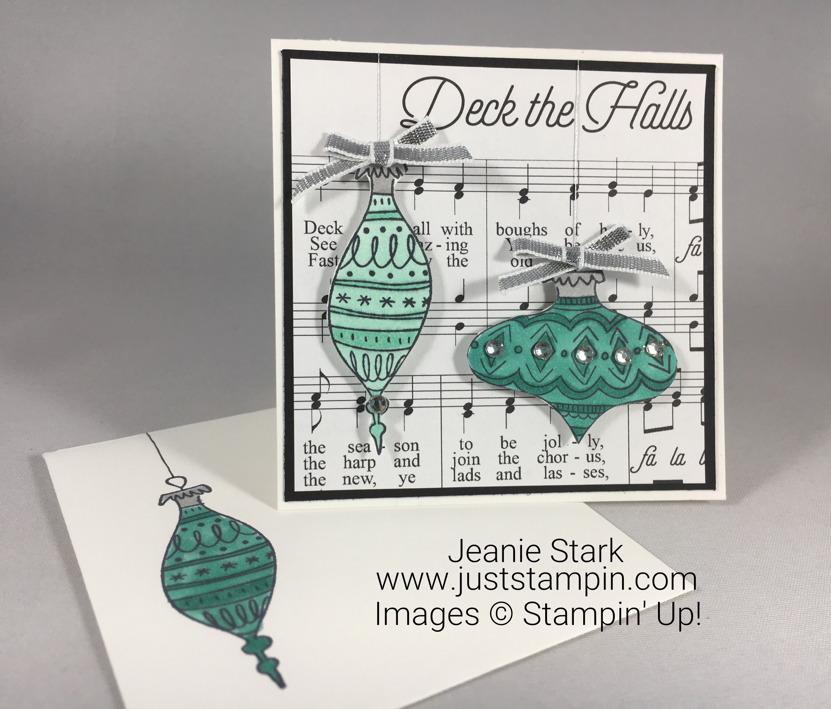 Stampin Up Seasons of Whimsy gift enclosure card idea colored with Stampin Blends - Jeanie Stark StampinUp
