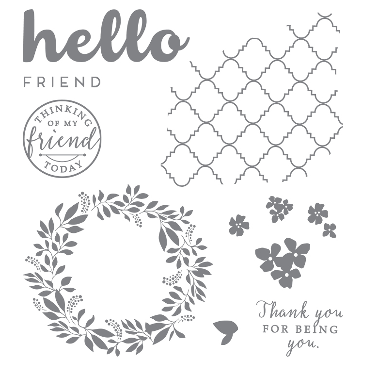 Stampin Up Hello Friend Stamp Set