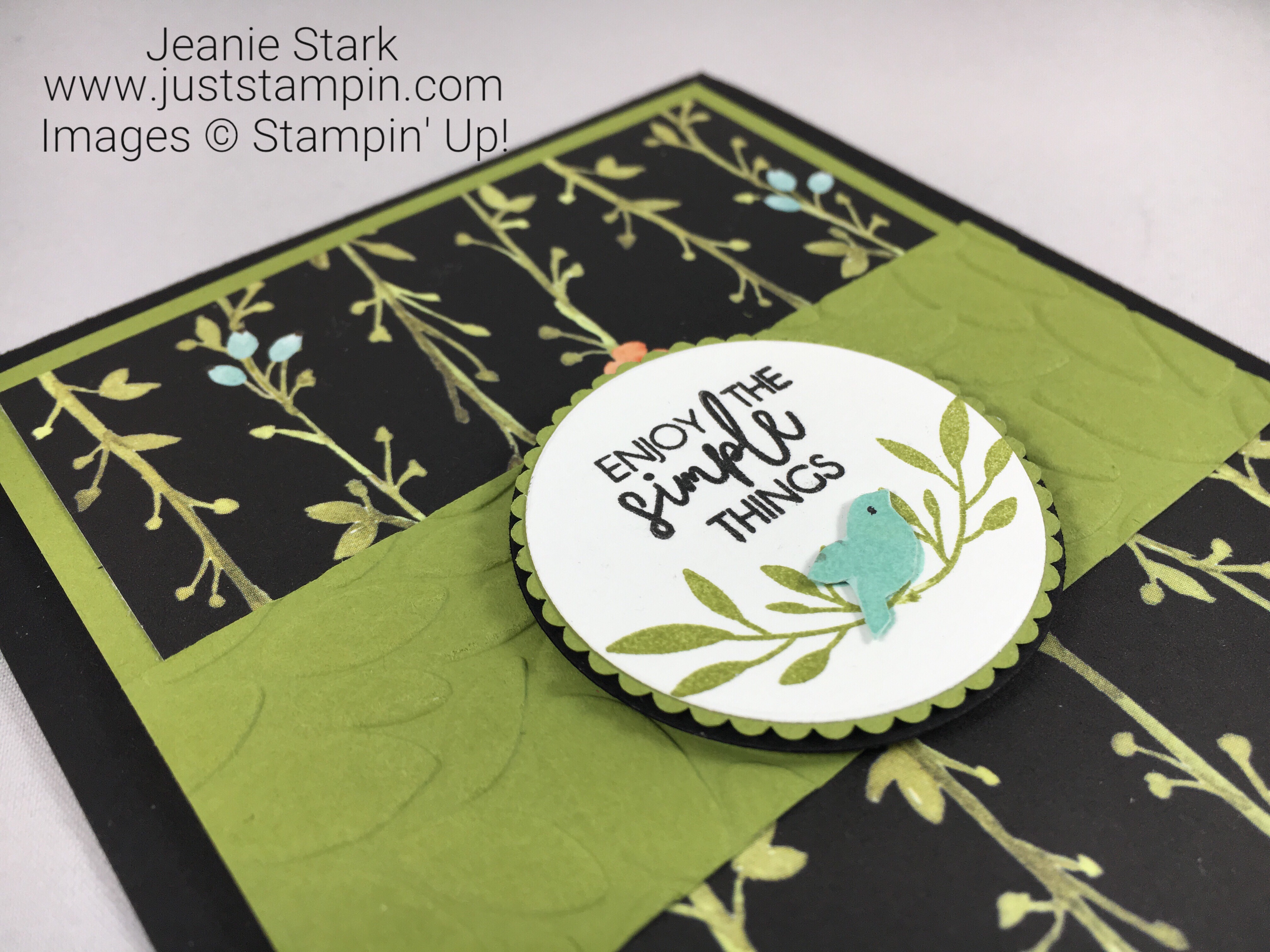 Stampin Up Ya You inspirational all occasion card idea - Jeanie Stark StampinUp