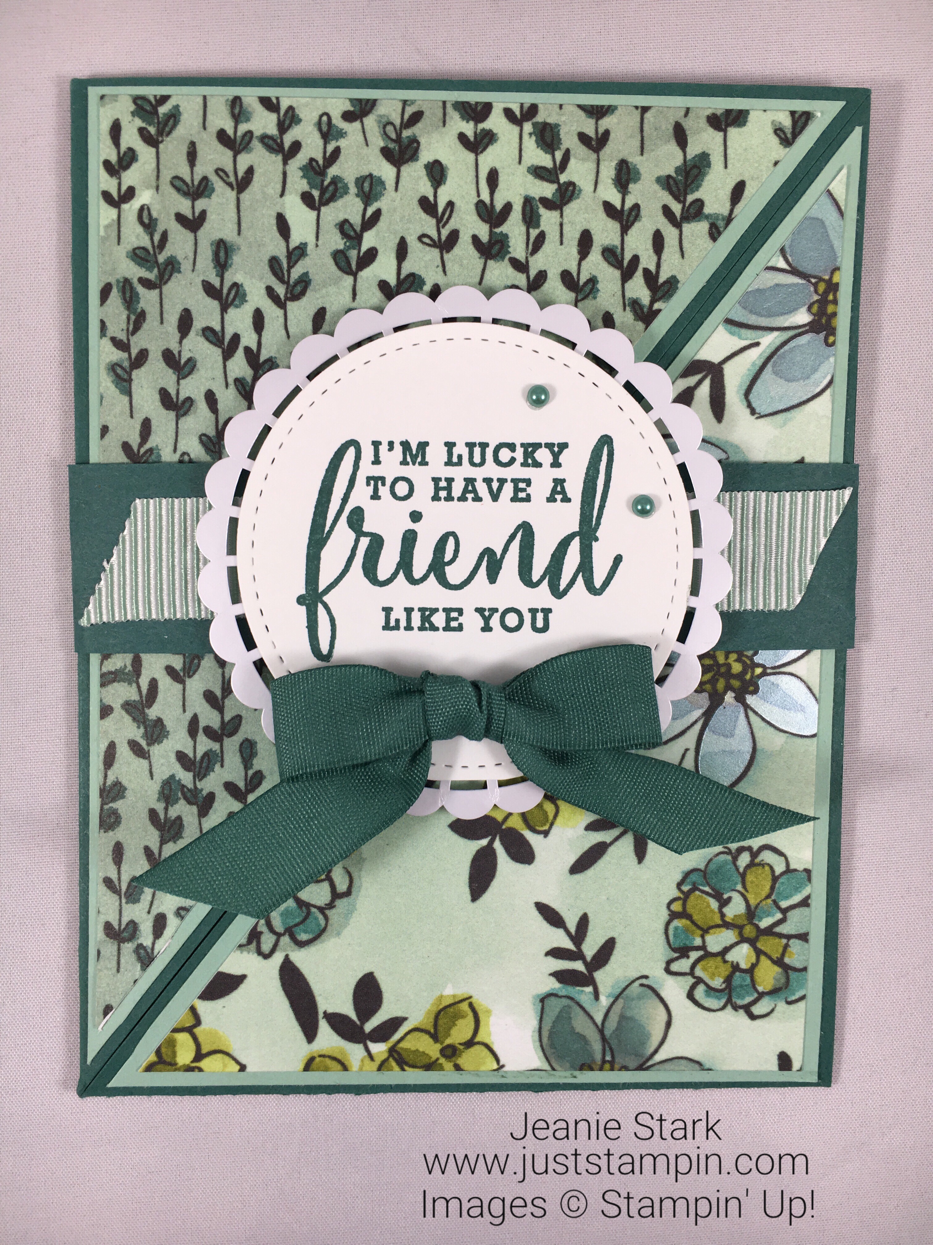 Stampin Up Share What You Love friend card idea - Jeanie Stark StampinUp