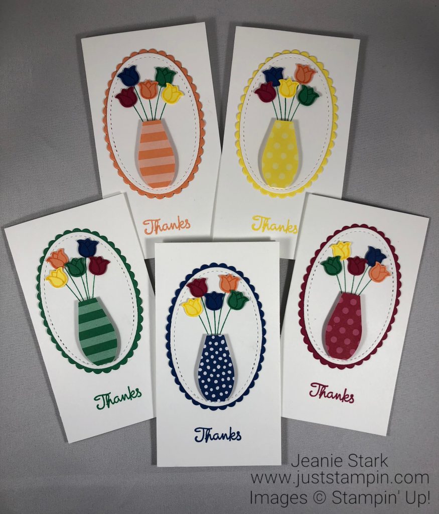 Varied Vases In Color Note Cards – Just Stampin'