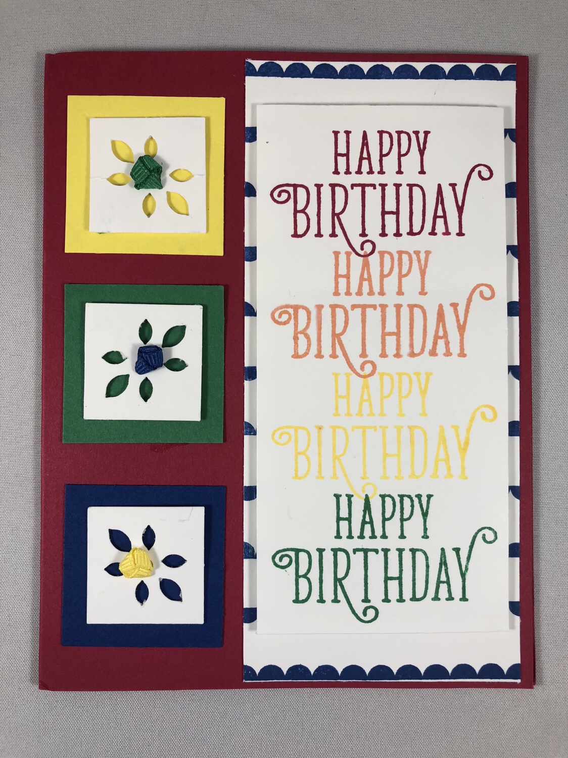 Stampin Up Happy Birthday Gorgeous birthday card idea - Jeanie Stark StampinUp