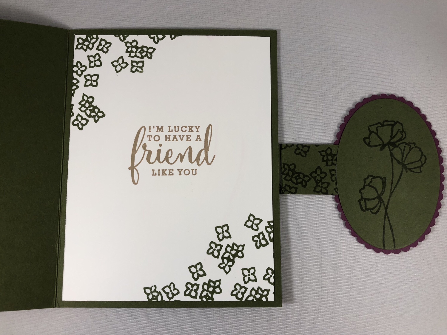 Stampin Up Love What You Do fun fold card idea - Jeanie Stark StampinUp
