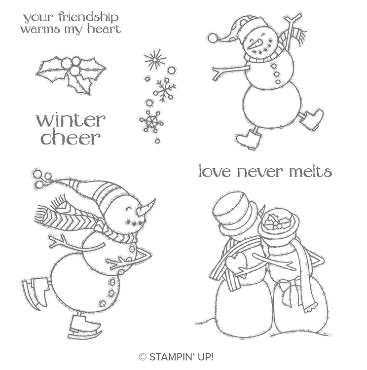 Stampin Up Spirited Snowman Stamp Set - Get it before it retires! Jeanie Stark - StampinUp