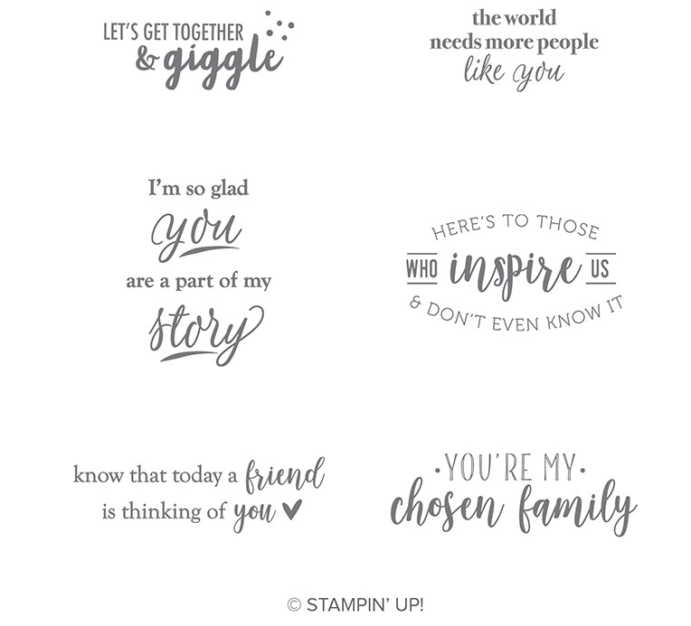 Stampin Up Part of My Story Stamp Set - Earn it for FREE during Sale-A-Bration - Jeanie Stark StampinUp