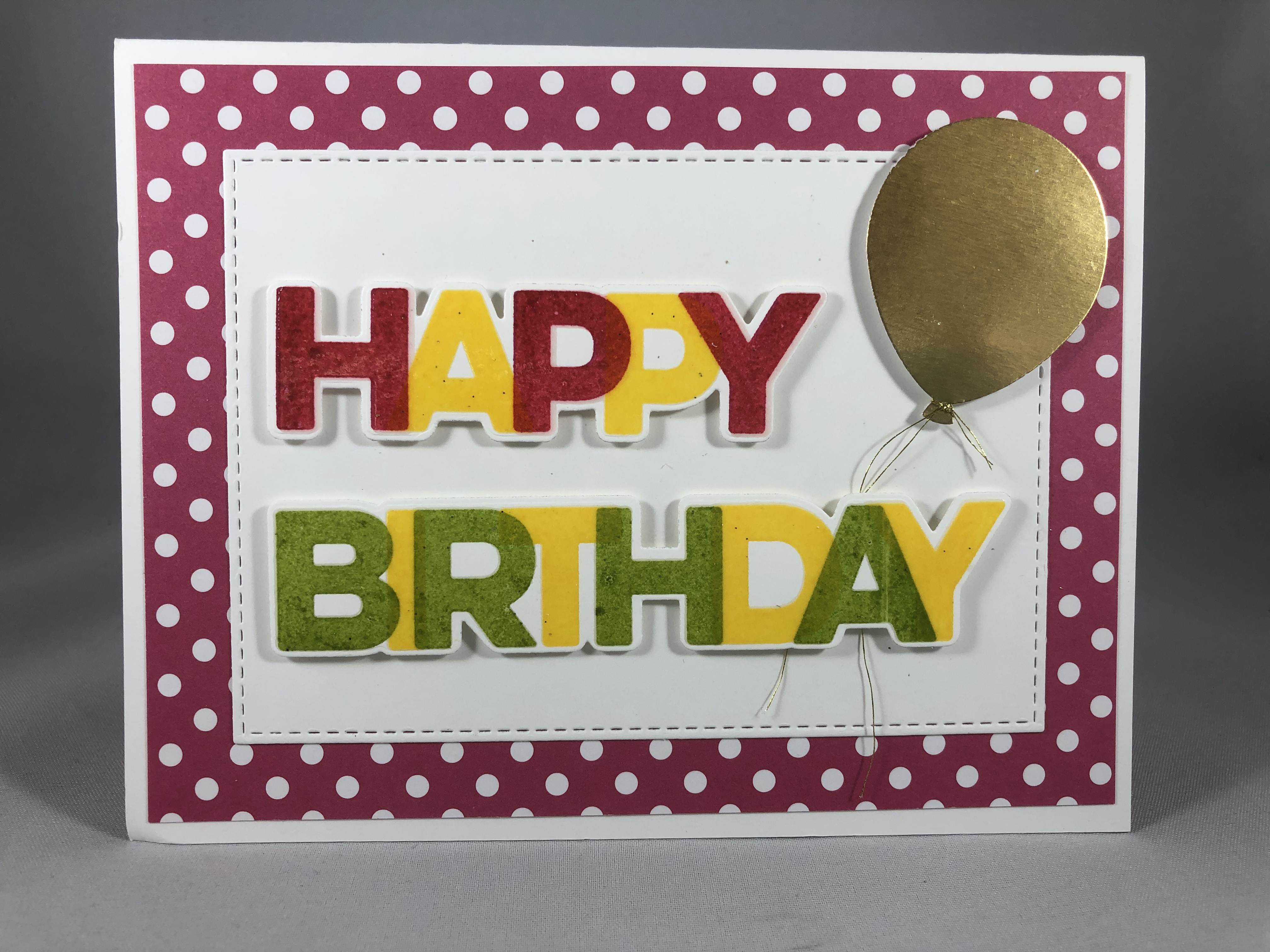 Birthday card idea - For more inspiration visit www.juststampin.com Jeanie Stark Stampin Up