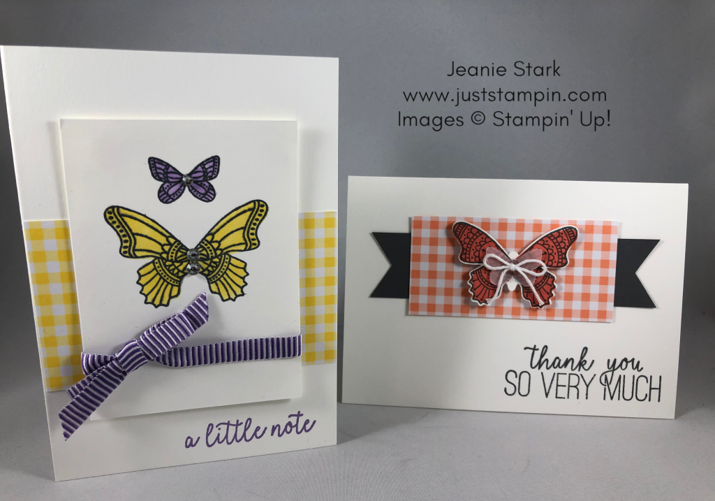 Butterfly Gala Note Cards – Just Stampin'