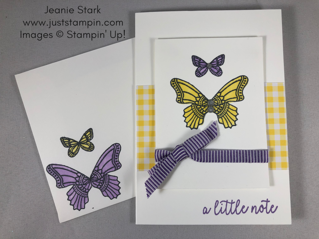 Butterfly Gala Note Cards – Just Stampin'