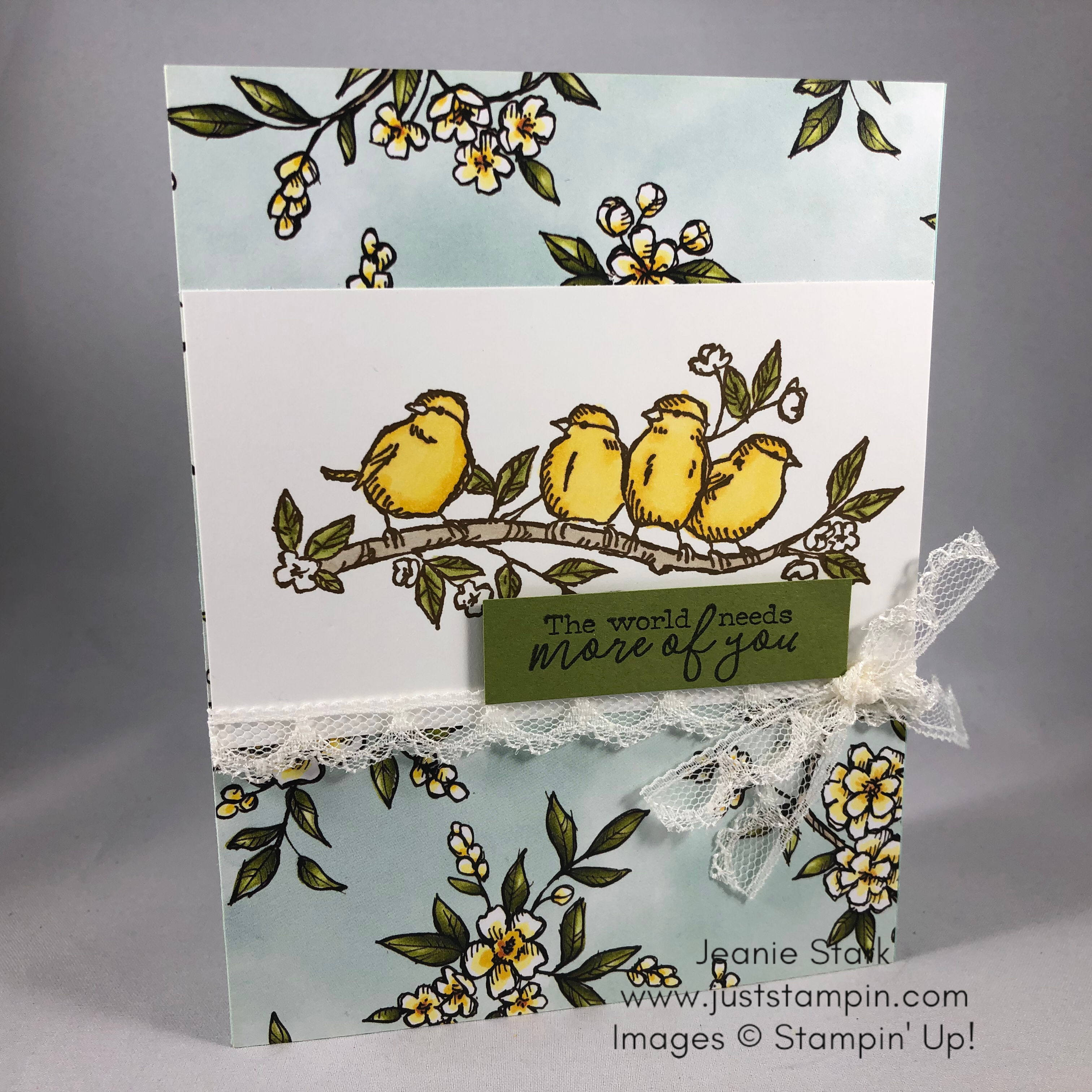 Stampin' Up! Free As A Bird all occasion card idea - Jeanie Stark StampinUp