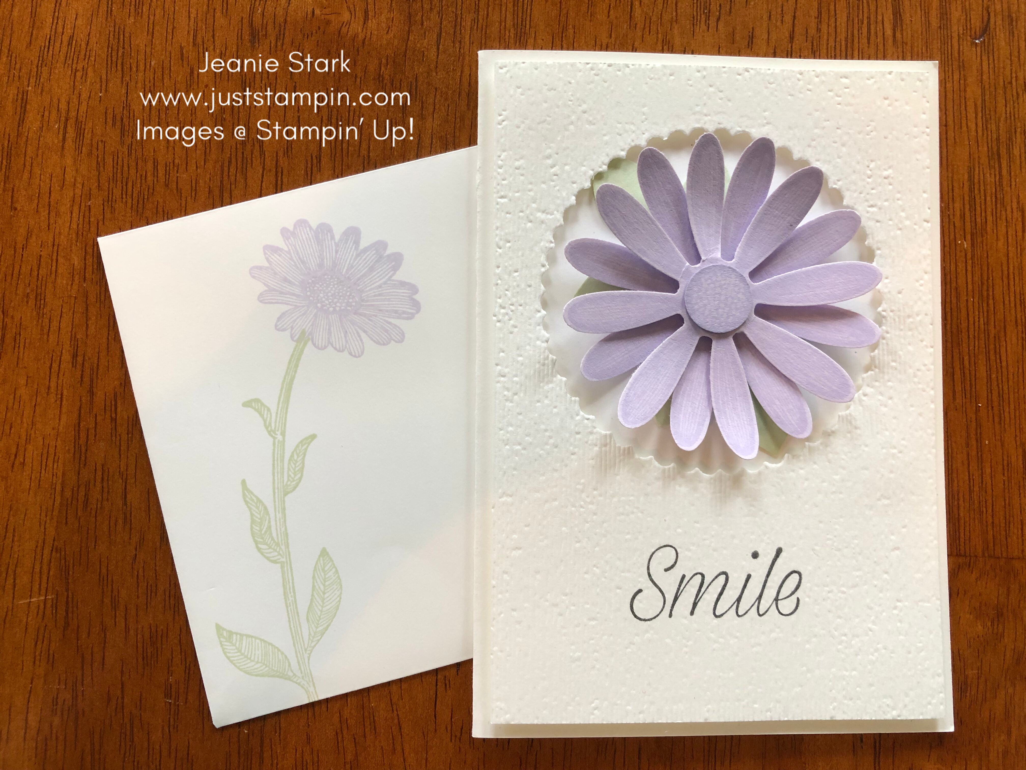 Stampin' Up! Daisy Lane In Color all occasion note card idea - Jeanie Stark StampinUp