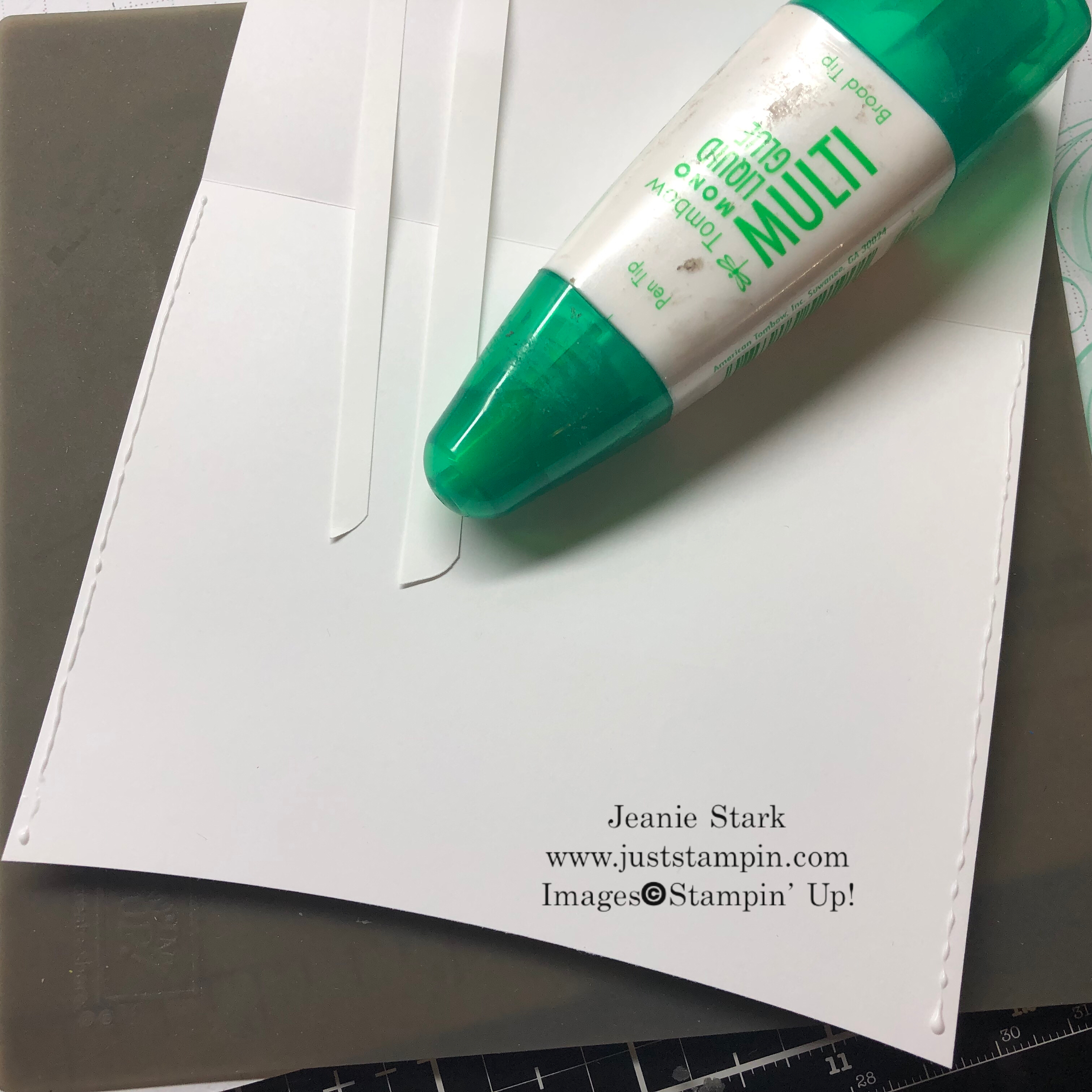 Learn how to make custom envelopes- visit juststampin.com for inspiration, tutorials, and to order Stampin' Up! products - Jeanie Stark StampinUp