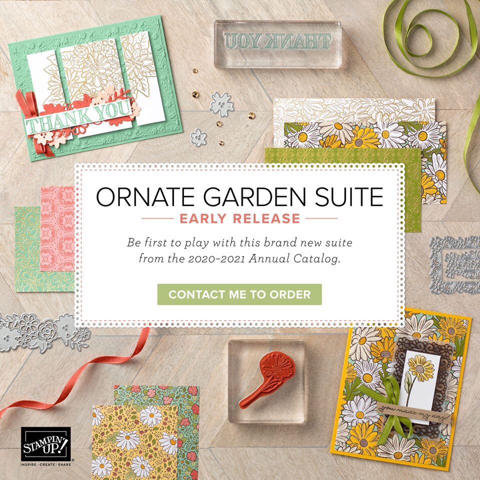 Stampin Up Ornate Garden Suite - for inspiration and ordering information visit juststampin.com - Jeanie Stark StampinUp