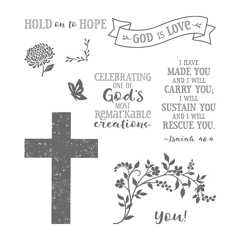 Stampin Up Hold On To Hope stamp set - for inspiration and ordering information visit juststampin.com - Jeanie Stark StampinUp