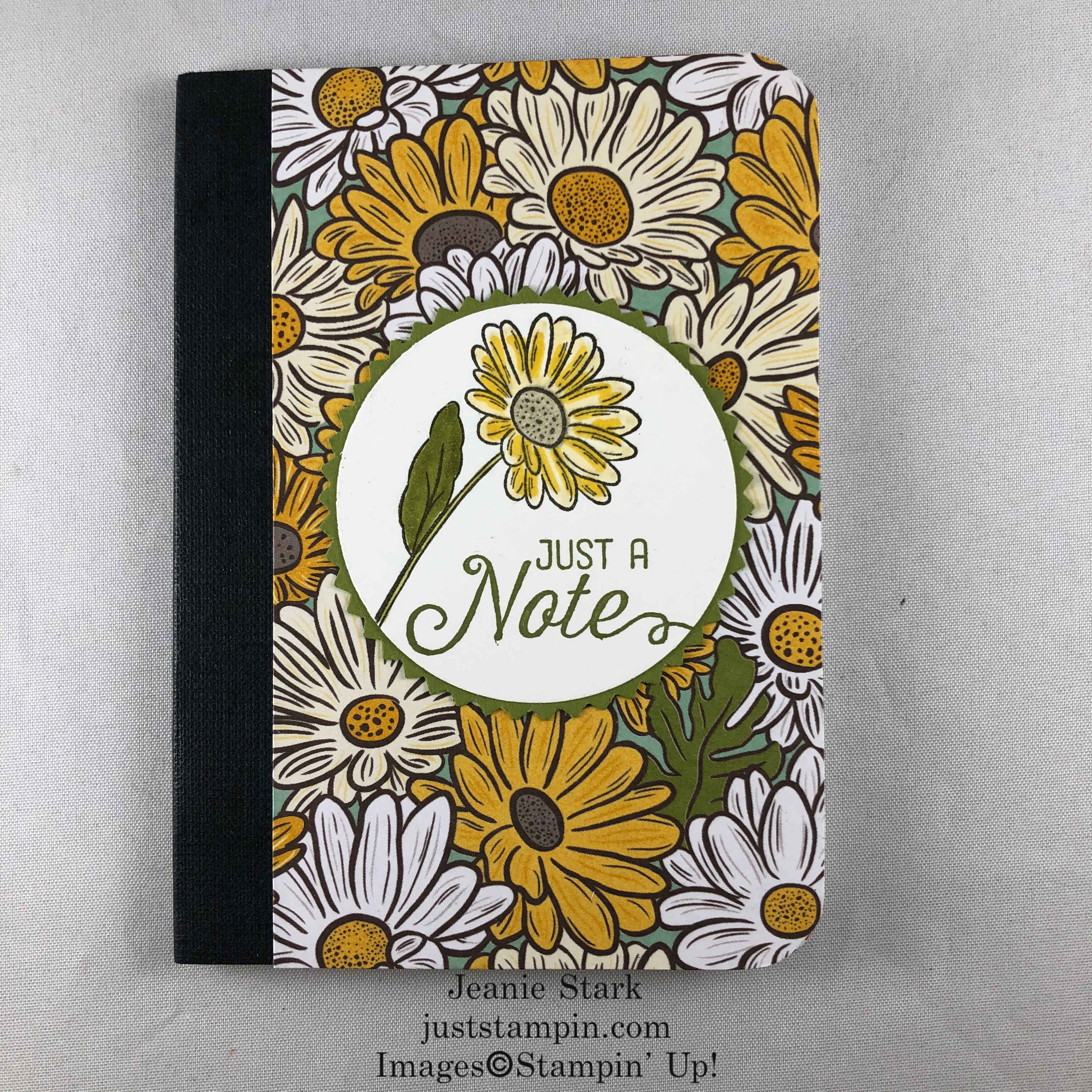 Stampin Up mini notebook featuring the Ornate Style stamp set and Ornate Garden Specialty Designer Series Paper - Jeanie Stark StampinUp