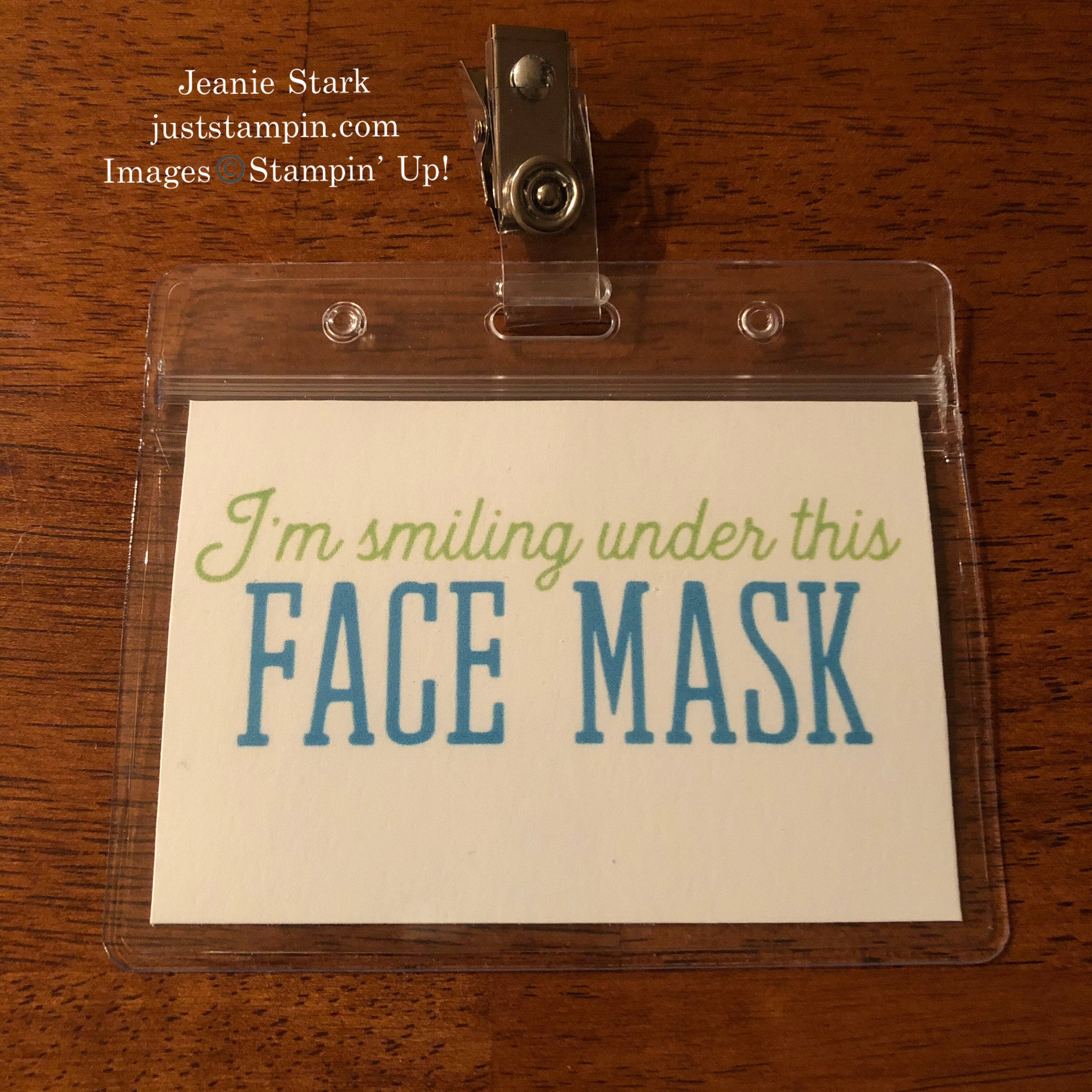 Stampin' Up! Share the Sunshine PDF Download badges for essential workers - Jeanie Stark StampinUp