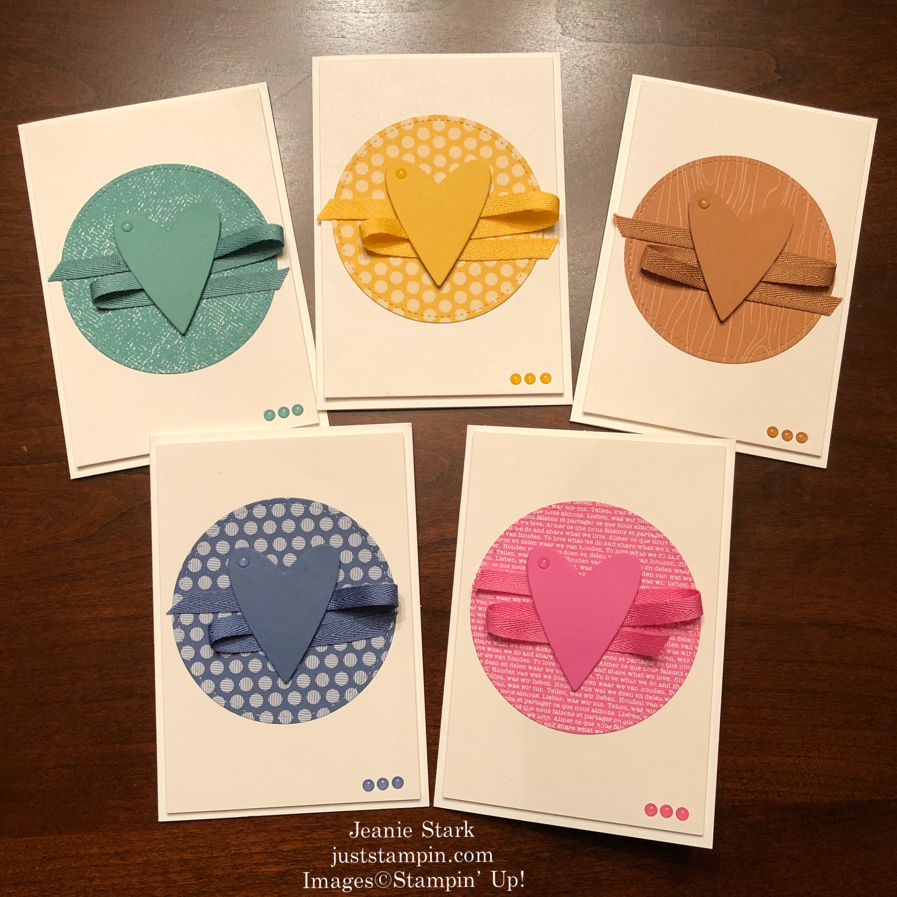 Stampin' Up! 2020-2022 In Color note cards for any occasion - Jeanie Stark StampinUp