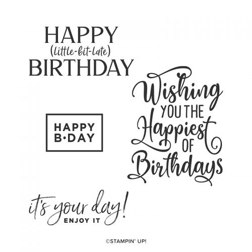 Stampin' Up! Happiest of Birthdays Stamp Set - for inspiration and ordering information visit juststampin.com - Jeanie Stark StampinUp