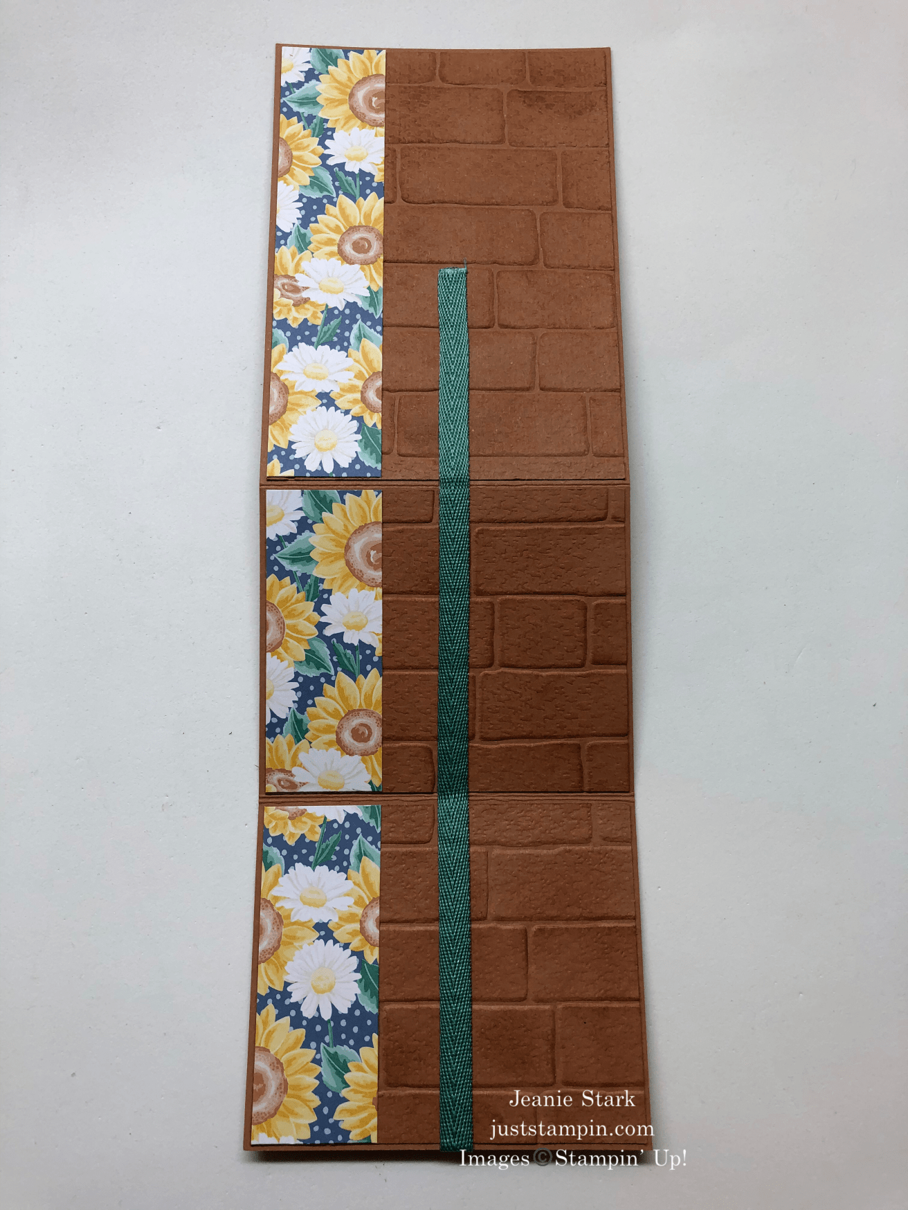 Double Z Fold Tutorial Just Stampin
