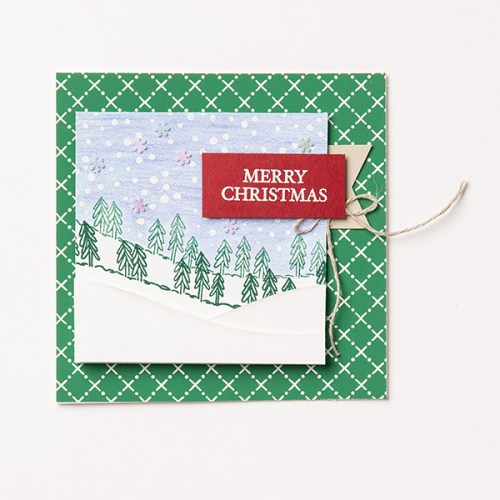 Stampin' Up! Curvy Christmas card idea - for more inspiration and ordering information visit juststampin.com - Jeanie Stark StampinUp