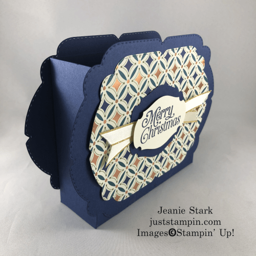 Stampin' Up! Celebration Labels Dies gift box idea - Jeanie Stark StampinUp