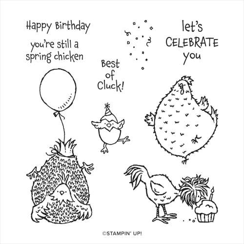 Stampin' Up! Hey Birthday Chick Stamp Set - visit juststampin.com for inspiration and ordering information - Jeanie Stark StampinUp