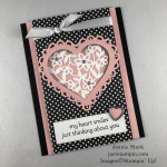 Stampin' Up! Lots of Heart fun fold card idea - Jeanie Stark StampinUp