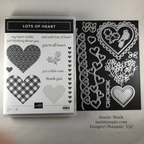 Stampin' Up! Lots of Hearts Bundle - for inspiration and free tutorials visit juststampin.com - Jeanie Stark StampinUp