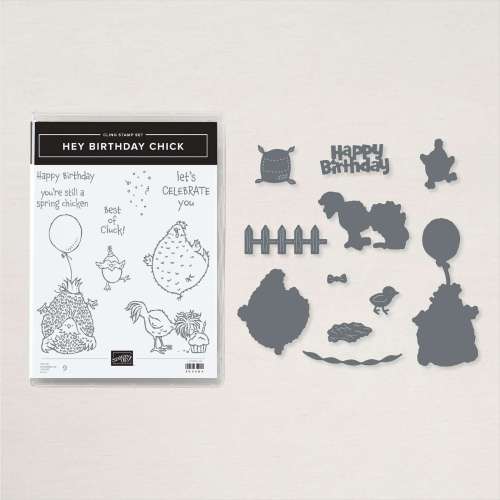 Stampin' Up! Hey Birthday Chick Bundle - for inspiration and more visit juststampin.com - Jeanie Stark StampinUp