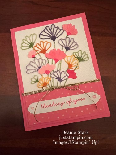 Stampin' Up! Ginkgo Branch watercolored all occasion card idea- Jeanie Stark StampinUp