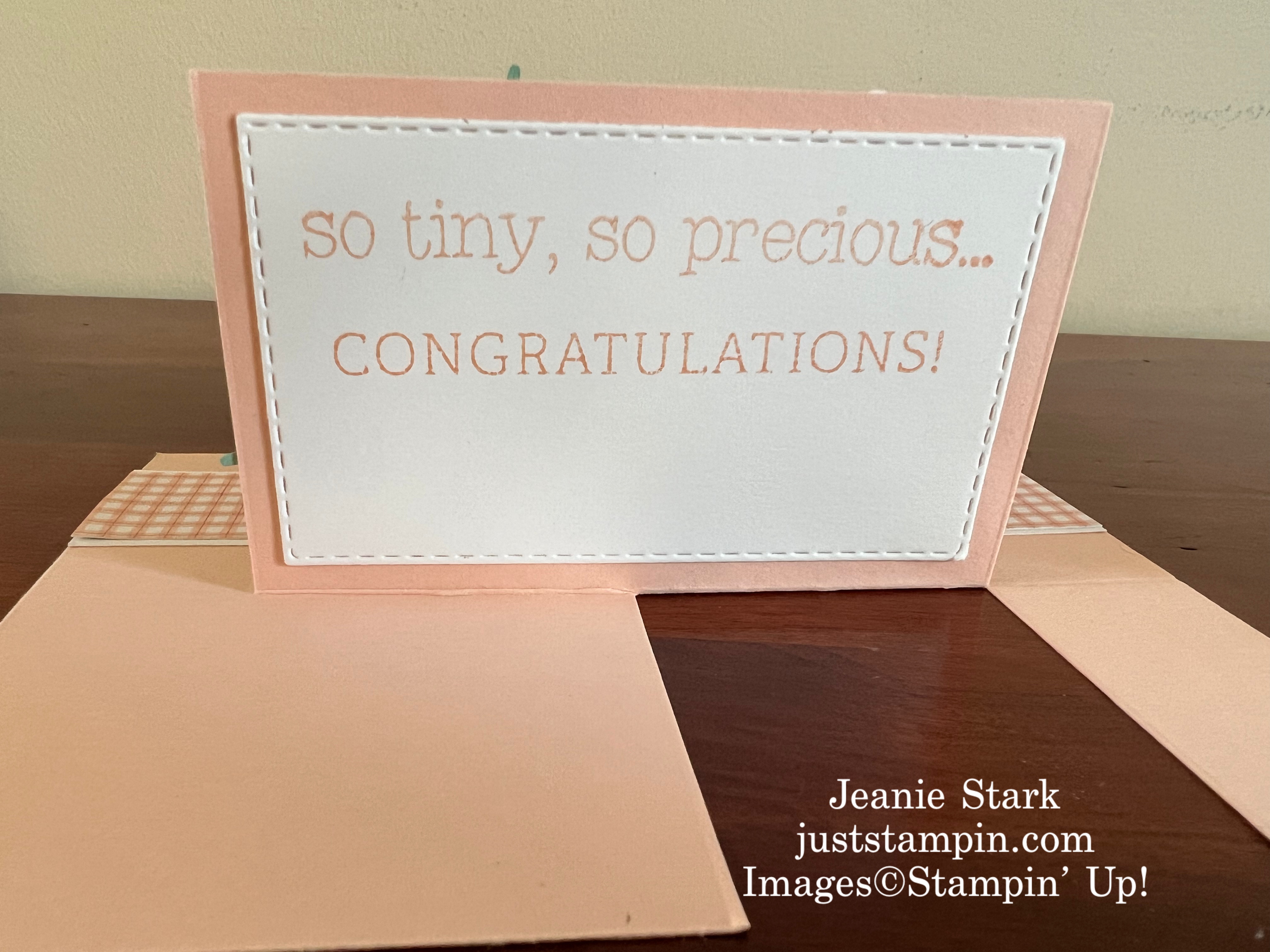 Bunny Card for Baby or Easter & Pretty Pillow Box Treats – Just Stampin'