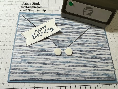 Stampin' Up! Darling Details envelope flap fun fold birthday card idea-Jeanie Stark StampinUp