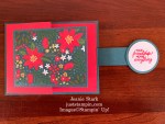 Stampin' Up! Modern Garden and Cheerful Daisies Christmas fun fold card idea with Garden Walk Designer Series Paper-jeanie Stark StampinUp