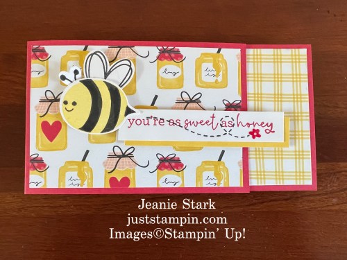 Stampin' Up! Bee Mine Valentine Card idea-Jeanie Stark StampinUp