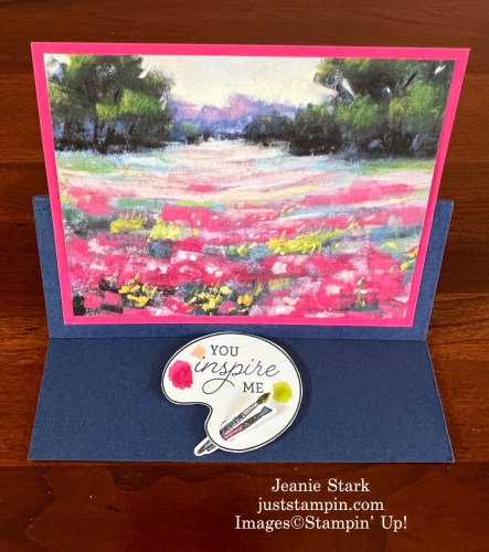 Stampin' Up! Creating with You and Meandering Meadows fun fold easel card ideas-Jeanie Stark StampinUp