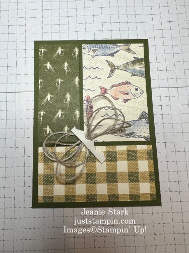 Stampin' Up! Let's Go Fishing masculine card idea-Jeanie Stark StampinUp