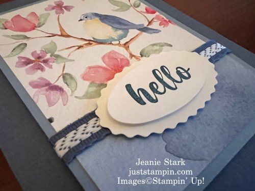 Stampin' Up! Irresistible blooms and Fight & Airy Designer Series paper simple all occasion card idea-Jeanie Stark StampinUp
