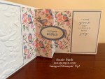 Stampin' Up! Flight & Airy fun fold birthday card idea with Layered Florals 3D embossing Folder-Jeanie Stark StampinUp