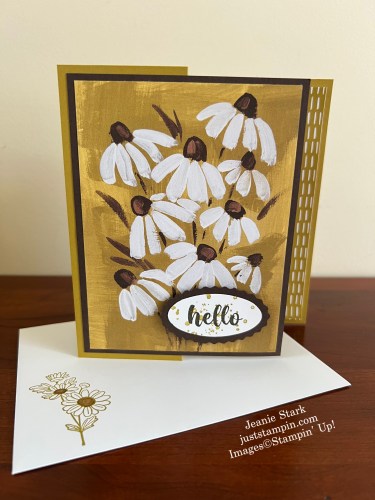 Stampin' Up! Fresh As A Daisy Z fold card ideas with Irresistible Blooms and Lifetime of Love-Jeanie Stark StampinUp