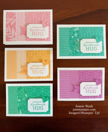 Stampin' Up! Crafting With You 2024-2026 In Color notecards-Jeanie Stark StampinUp