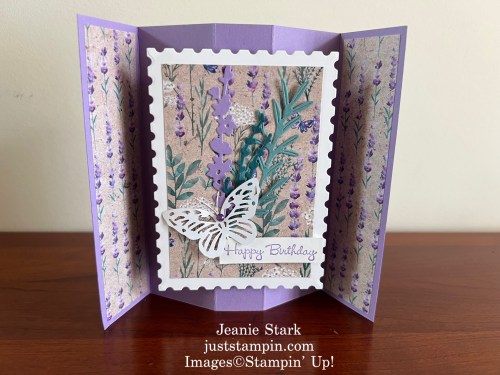 Stampin' Up! Perennial lavender birthday card ideas-Jeanie Stark StampinUp