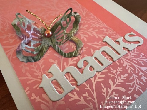 Stampin' Up! Thoughtful Designs thank you card with Thanks & Beyond Dies-Jeanie Stark StampinUp