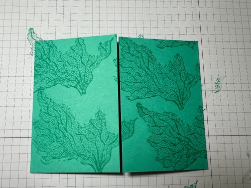 Stampin' Up! stamped background technique using Beauty of the Deep Stamp Set-Jeanie Stark StampinUp