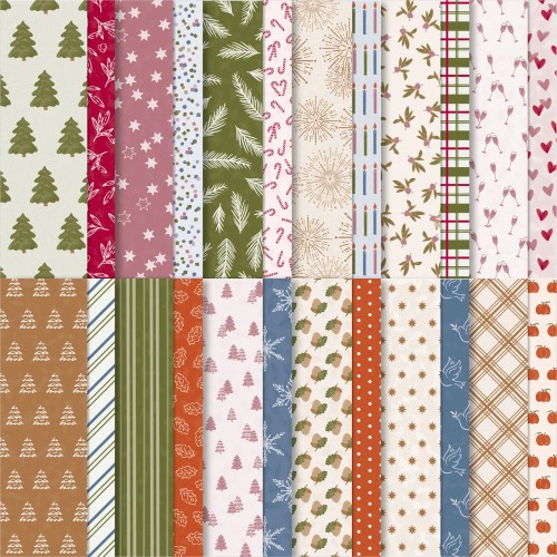 Stampin' Up! The Iconic Celebrations 6" x 6" Designer Series Paper-visit juststampin.com for product share information, inspiration, and more-Jeanie Stark StampinUp