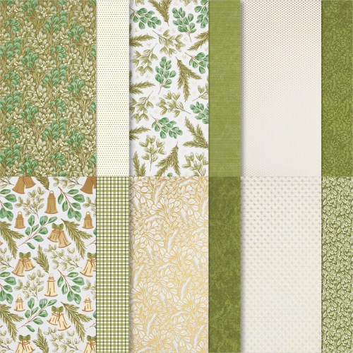 Stampin' Up! Season of Green & Gold 12" x 12"  Specialty Designer Series Paper-visit juststampin.com for inspiration, product share, and more-Jeanie Stark StampinUp