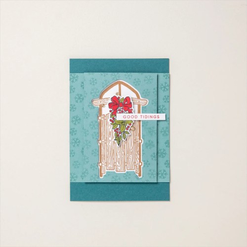 Stampin' Up! Sophisticated sled handmade card idea-visit juststampin.com for inspiration and ordering information-Jeanie Stark StampinUp