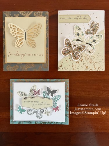 Stampin'Up! Paper Pumpkin Delicate Wings handmade cards-Jeanie Stark StampinUp