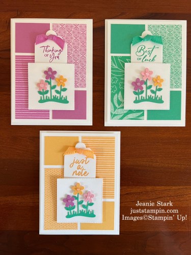 Stampin' Up! Hearts & Hugs In Color all occasion card ideas with Stylish Shapes and Something Fancy-Jeanie Stark StampinUp